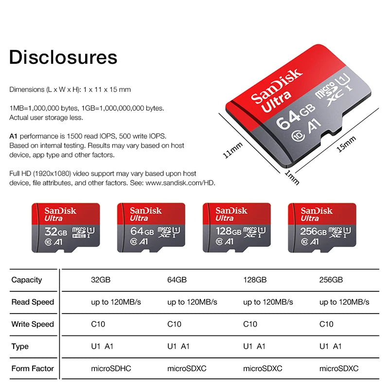Ultra Micro tf SD 128GB 32GB 64GB 256GB Micro tf SD