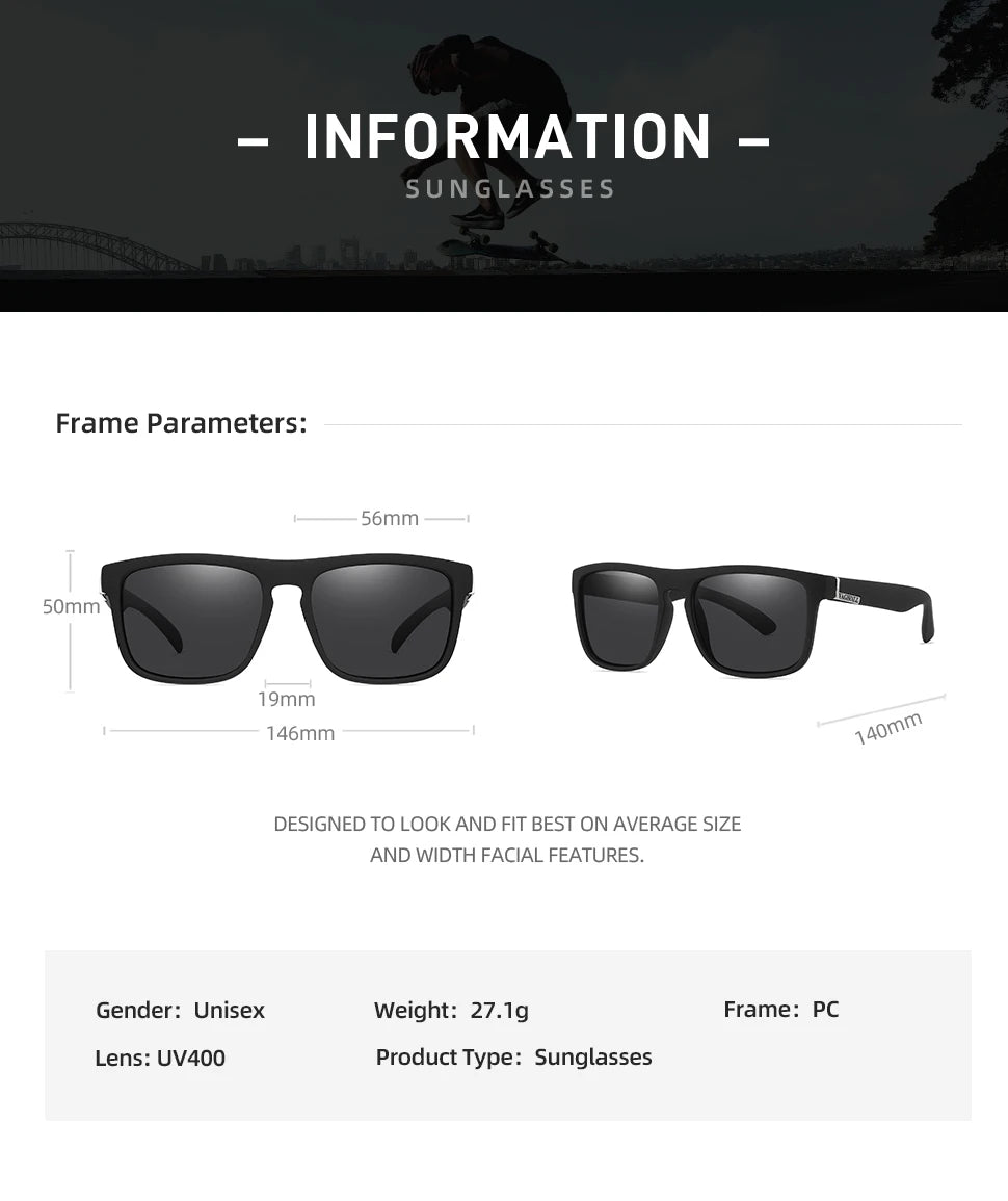 Sunglasses Unisex Sun Glasses Fishing Eyewear UV400 Polarized