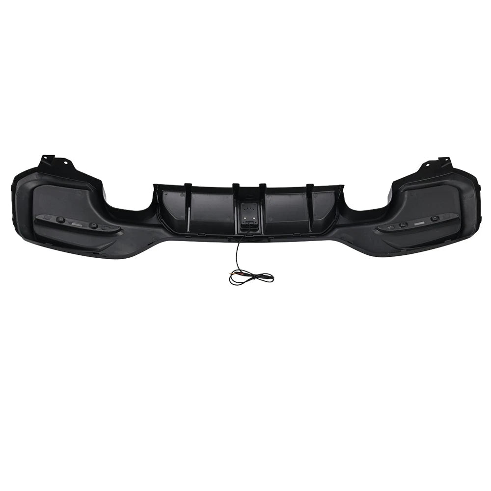 BMW Rear Bumper Lip Diffuser With LED Rear Spoiler For BMW 1er M Sport F20 F21 M135i M140i Fits BMW BMW E92 E93 335I Accessories HOT
