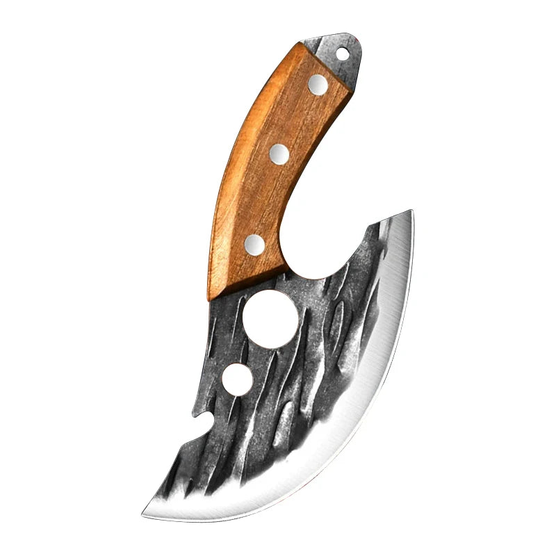 Hand Forged Kitchen Knives Stainless Steel Butcher Meat Cleaver Sharp Boning Knife Cutting Knife Kitchen Fruit Slicing Knife