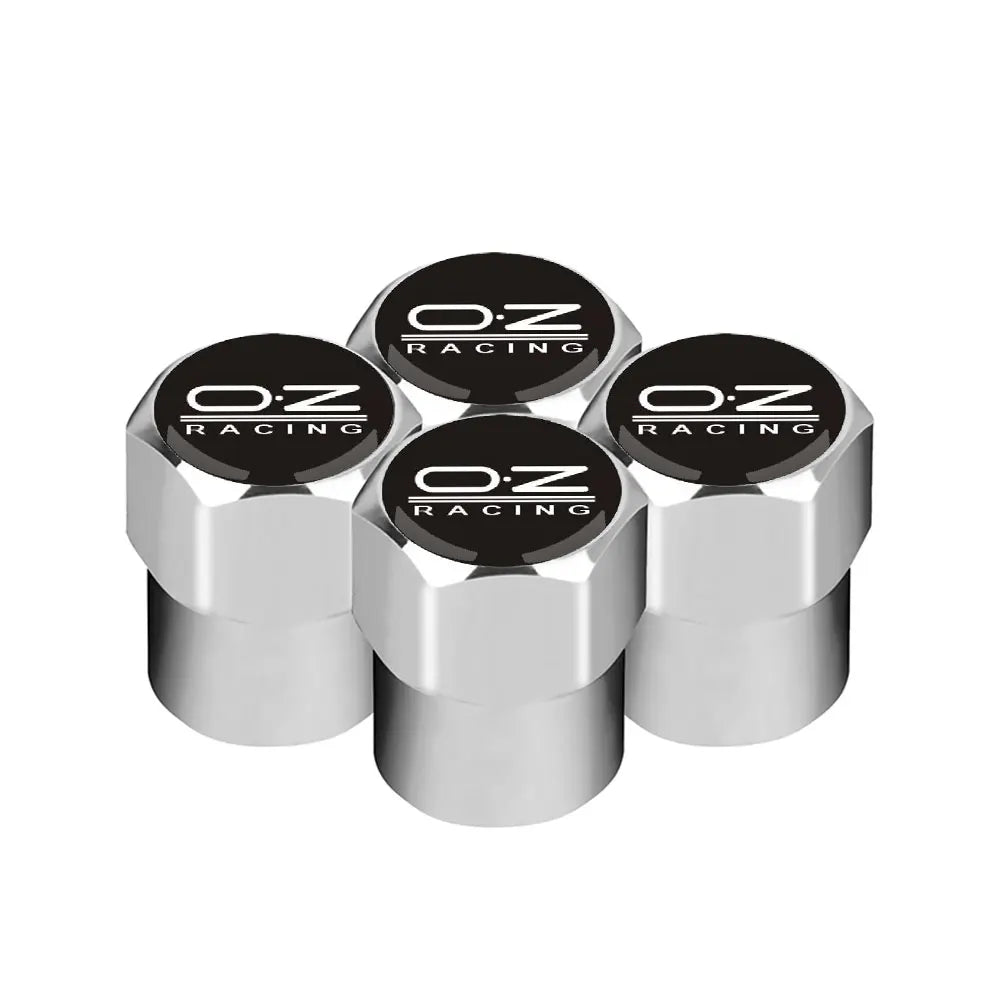 Valve Caps 4PCS Universal Car Valve Caps Bike Bicycle Truck Motor Accessories Auto Wheel Tire Valve Tyre Air Case For OZ Racing Car Styling
