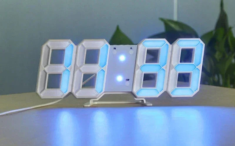 Electronic Digital Wall Clock Living Room Bedroom Decoration Decor Watches