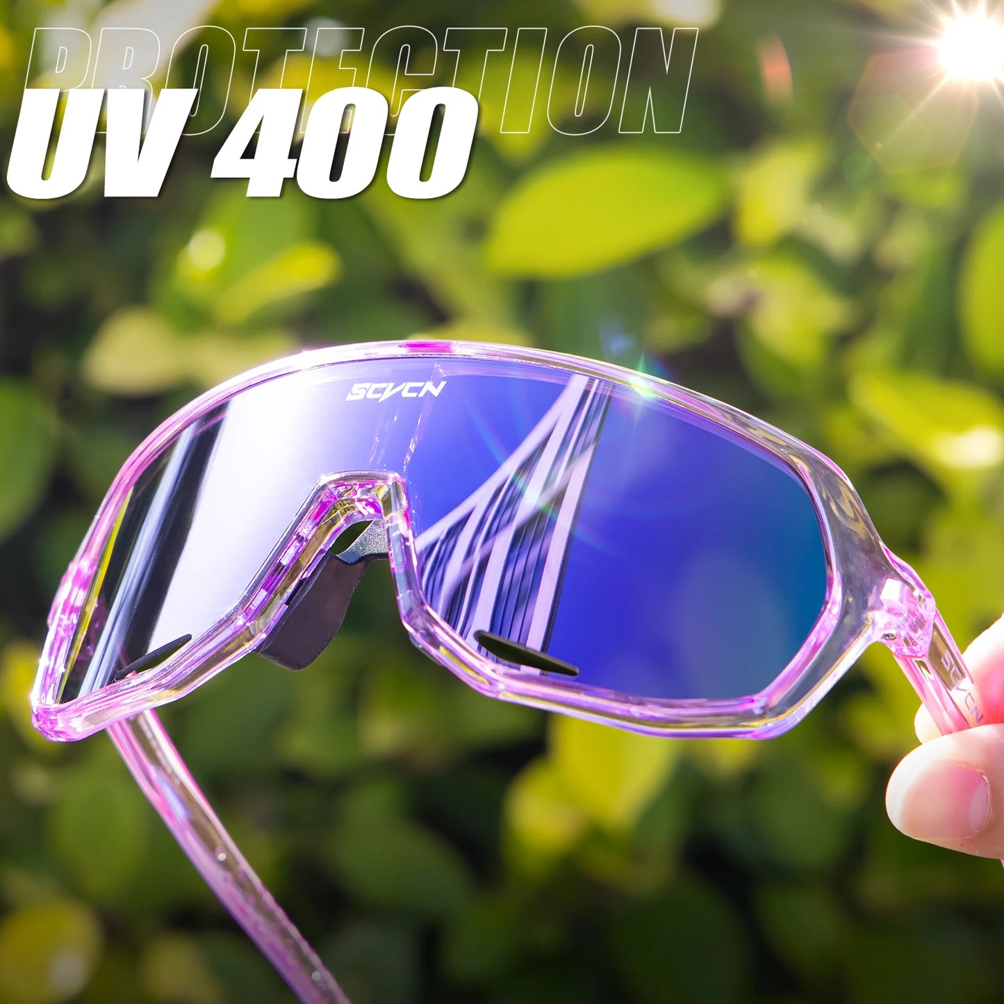 SCVCN New Outdoor Cycling Glasses Bike Sunglasses Men UV400