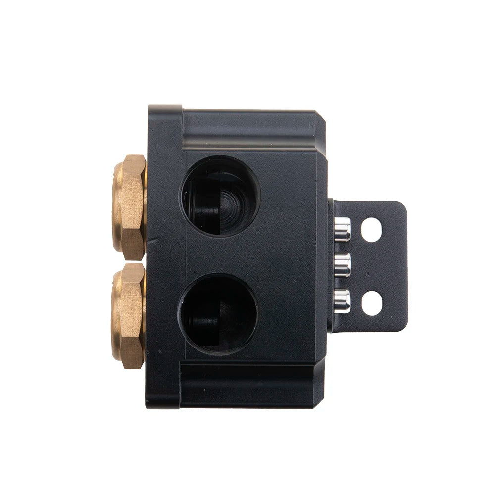 Universal 500ML Car Aluminum 4 Port Oil Catch Can With A Window Design With 4 Pcs AN6/8/10 To AN10 Fittings