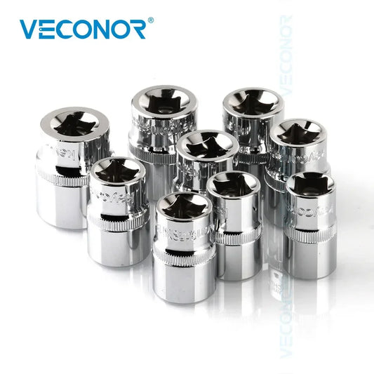 1/2" Socket Wrench Power Tool Accessories Mirror Polished 12-Tooth Strengthened Anti-slip