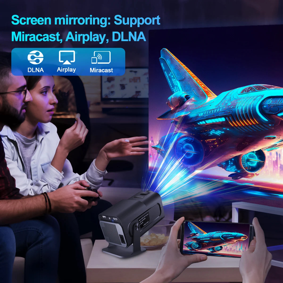 Magcubic HY320 Android11 4K HD Projector WiFi6