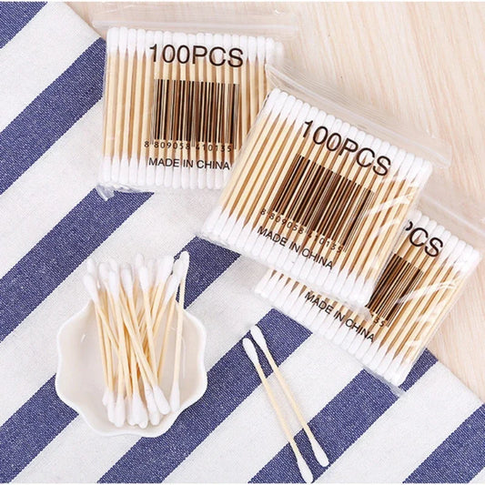 300/500/1000pcs Double Head Cotton Swab Women Makeup Cotton Buds