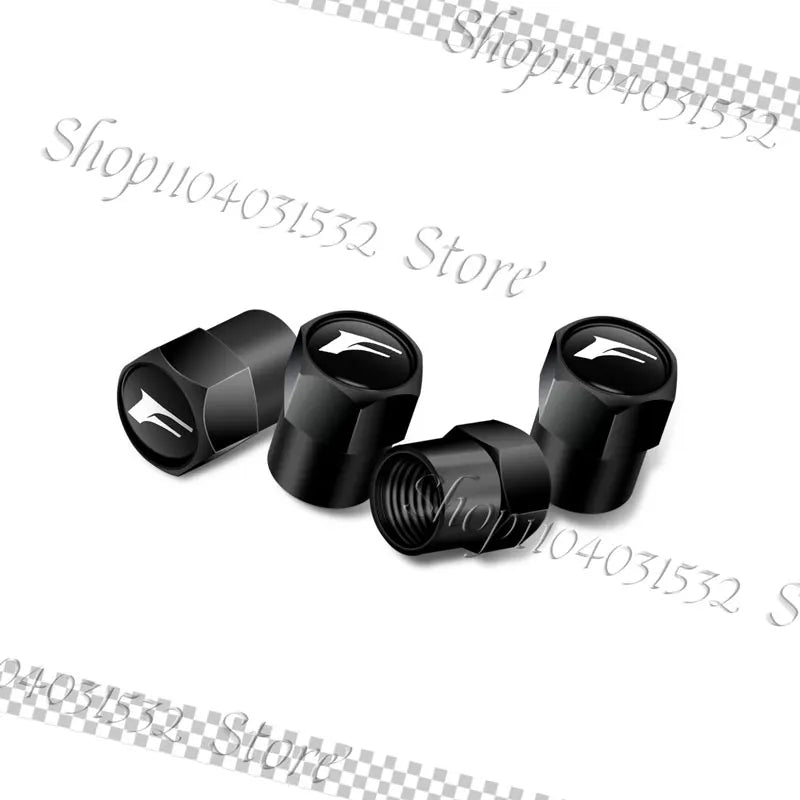 4Pcs F Sport Logo Car Wheel Tire Valve Caps Rim Stem Dust-proof Covers For Lexus NX RX GS RX350 RX300 RX330 IS500 IS250 CT200