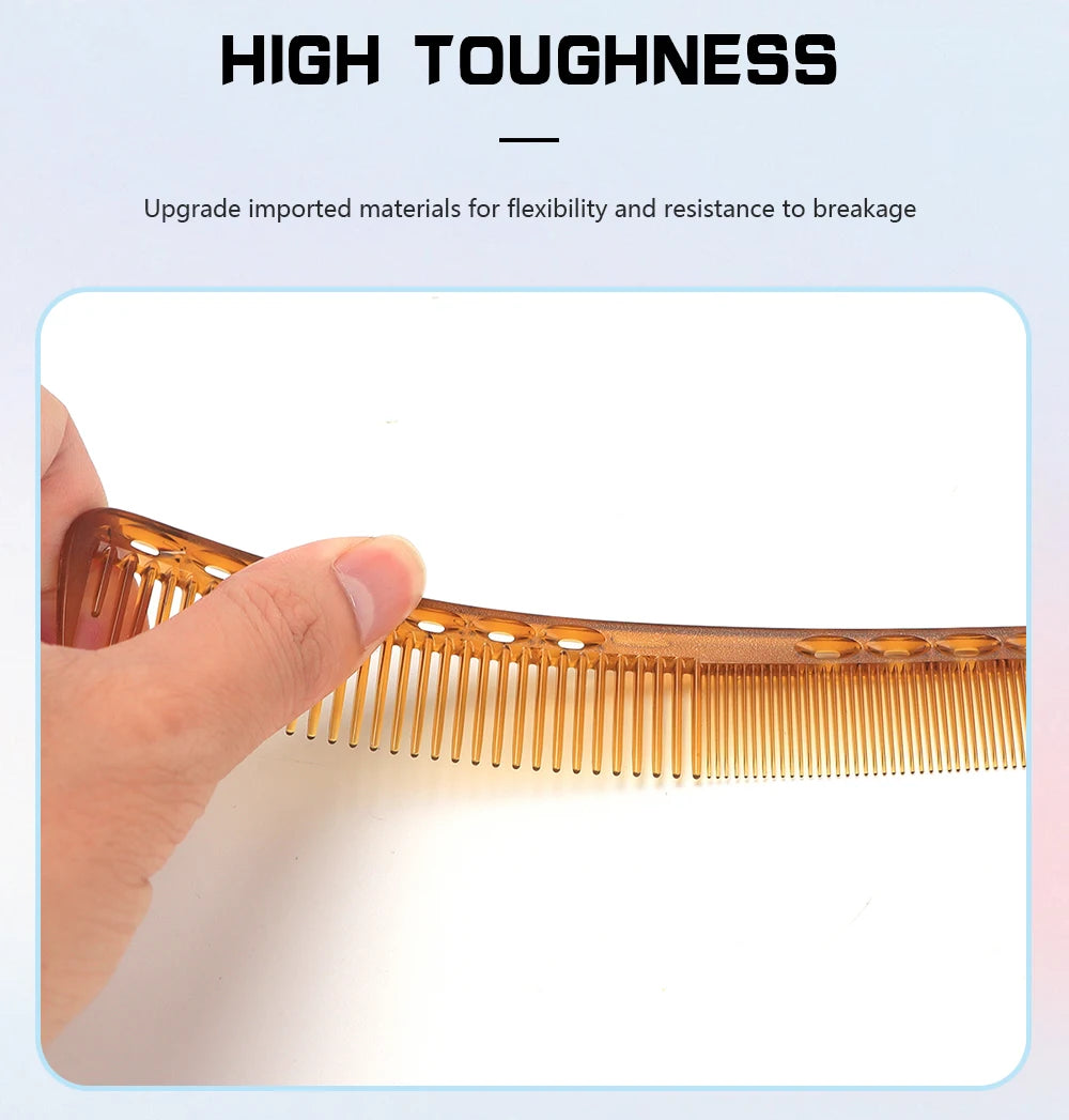 Barbershop Hair Cutting Comb Barber Heat Resistant Anti-static Hair Brush
