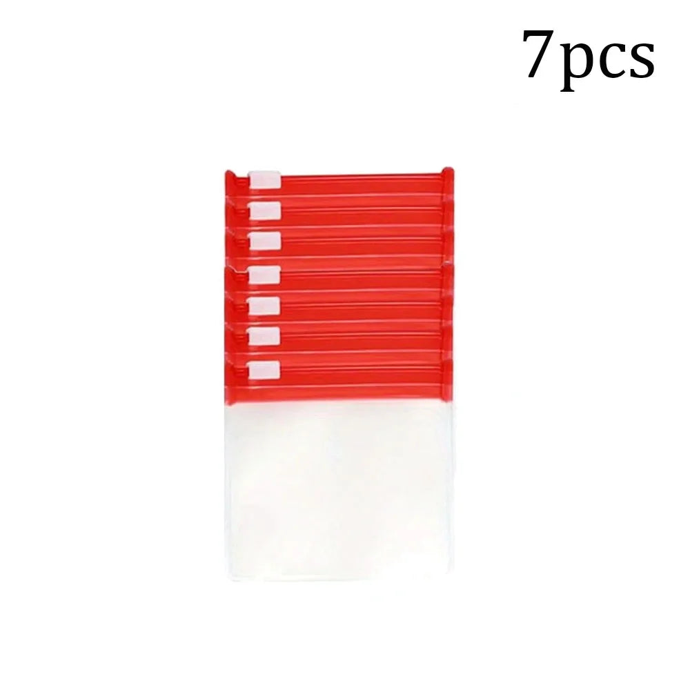 7pcs Pill Pouch Bags Reusable Zippered Pill Pouch Set