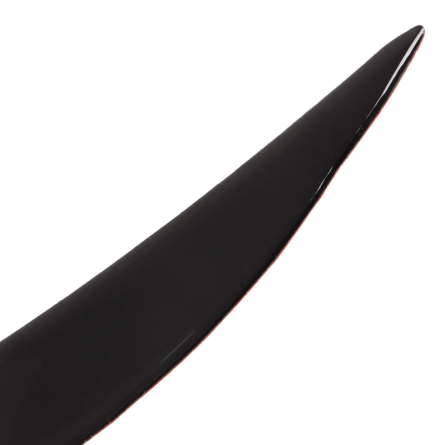 1 Pair Front Headlight Eyebrow Trim Soft Plastic Decoration for Lexus IS250 IS300 IS350 2006 2007 2008 2009-2012 Glossy Black