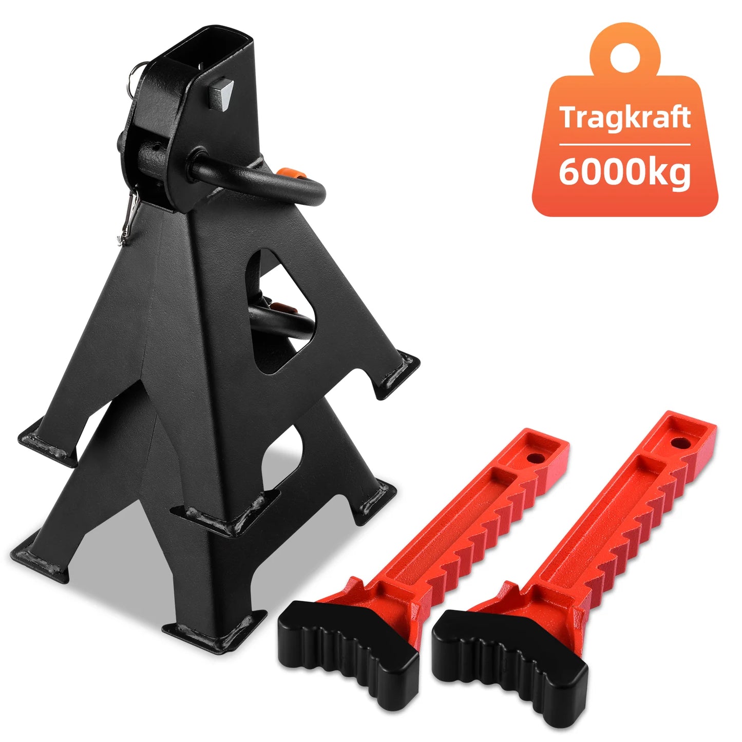 1 Pair 3Ton/6Ton Car Wheel Lifting Jack Stand Auto Repair Safety Jack Bracket Car Tire Stand Support Frame Repair Safety Support