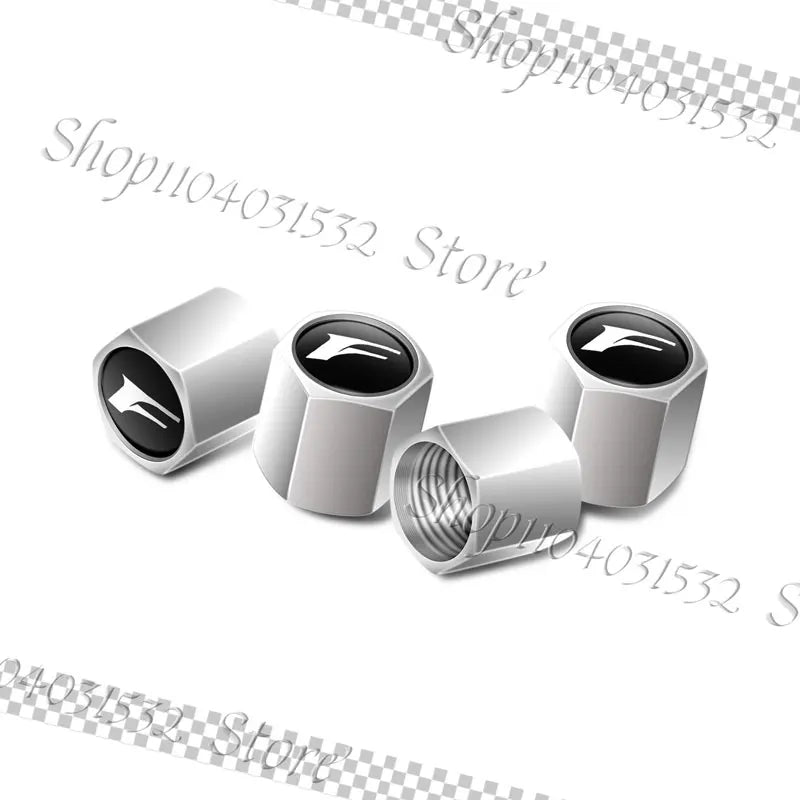 4Pcs F Sport Logo Car Wheel Tire Valve Caps Rim Stem Dust-proof Covers For Lexus NX RX GS RX350 RX300 RX330 IS500 IS250 CT200