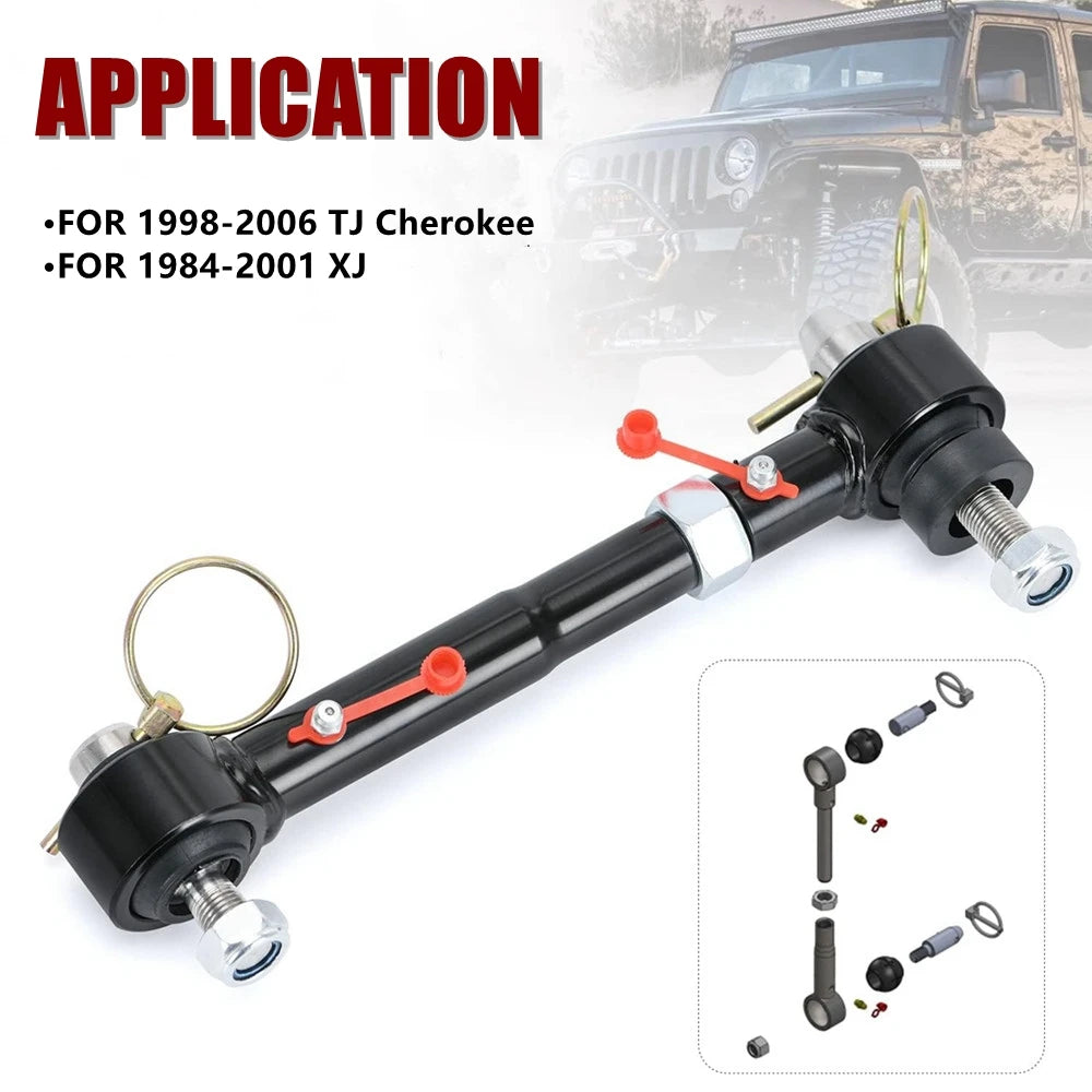 Sway Bar for Wrangler 1998-2006 TJ Cherokee 1984-2001 XJ With 2.5" - 6" Lifts