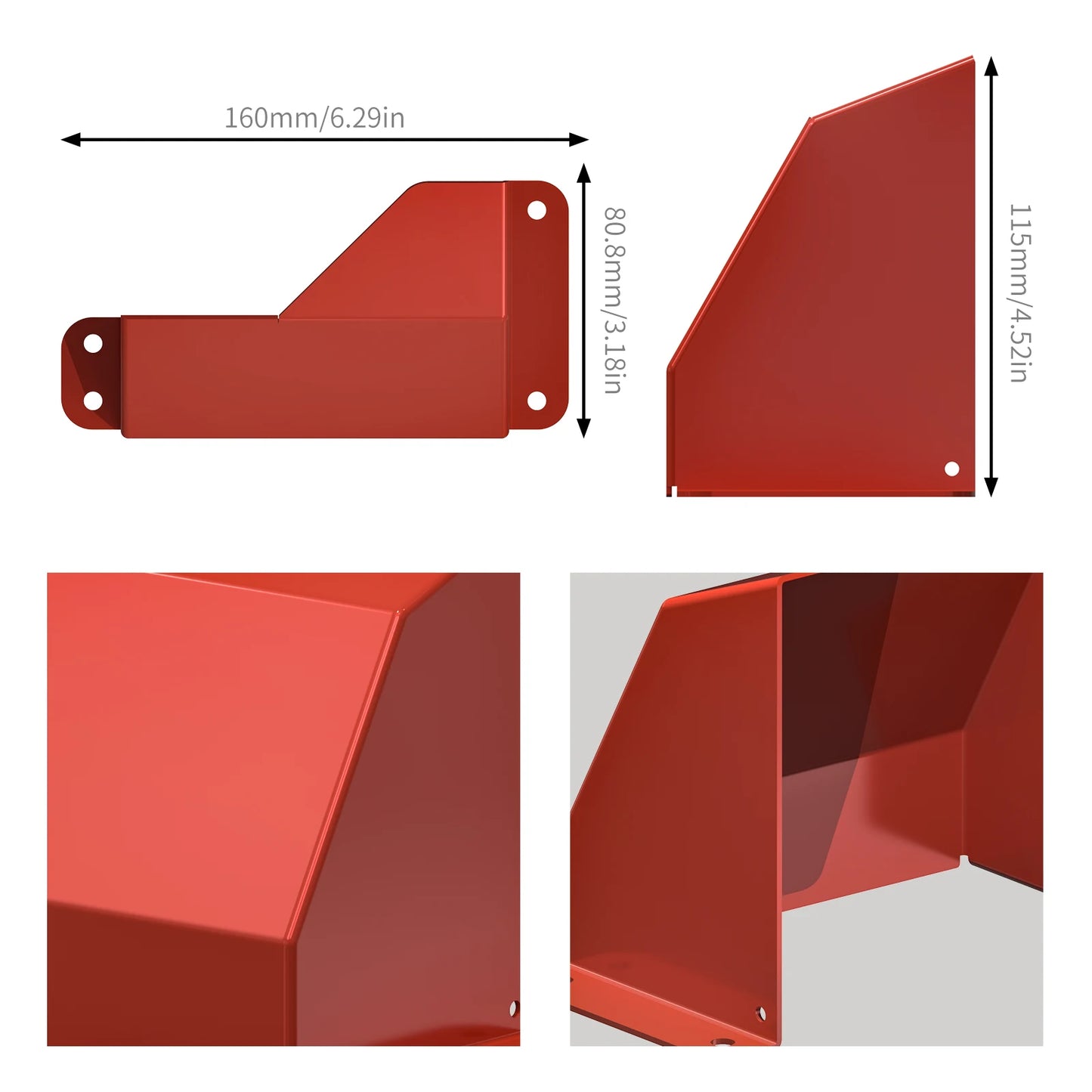 BEVINSEE Air Intake Scoops for BMW F20 F21 F22 F23 F30 F31 F34 F32 F33 F36, for BMW M2 F87/M3 F80/M4 F82 F83