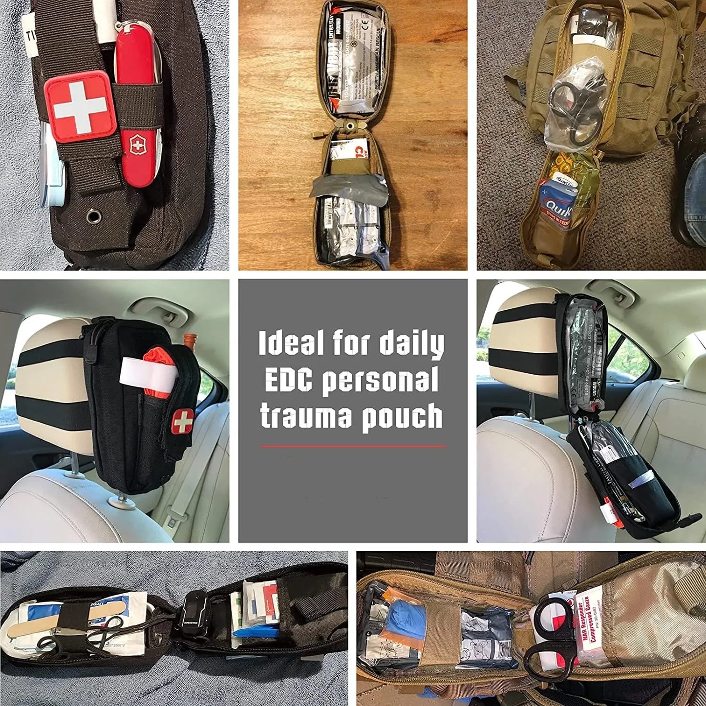 50611s-2 Tactical EMT First Aid Kit Pouch Bag