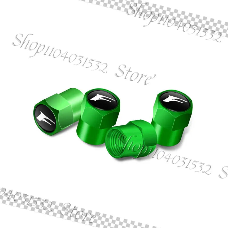 4Pcs F Sport Logo Car Wheel Tire Valve Caps Rim Stem Dust-proof Covers For Lexus NX RX GS RX350 RX300 RX330 IS500 IS250 CT200