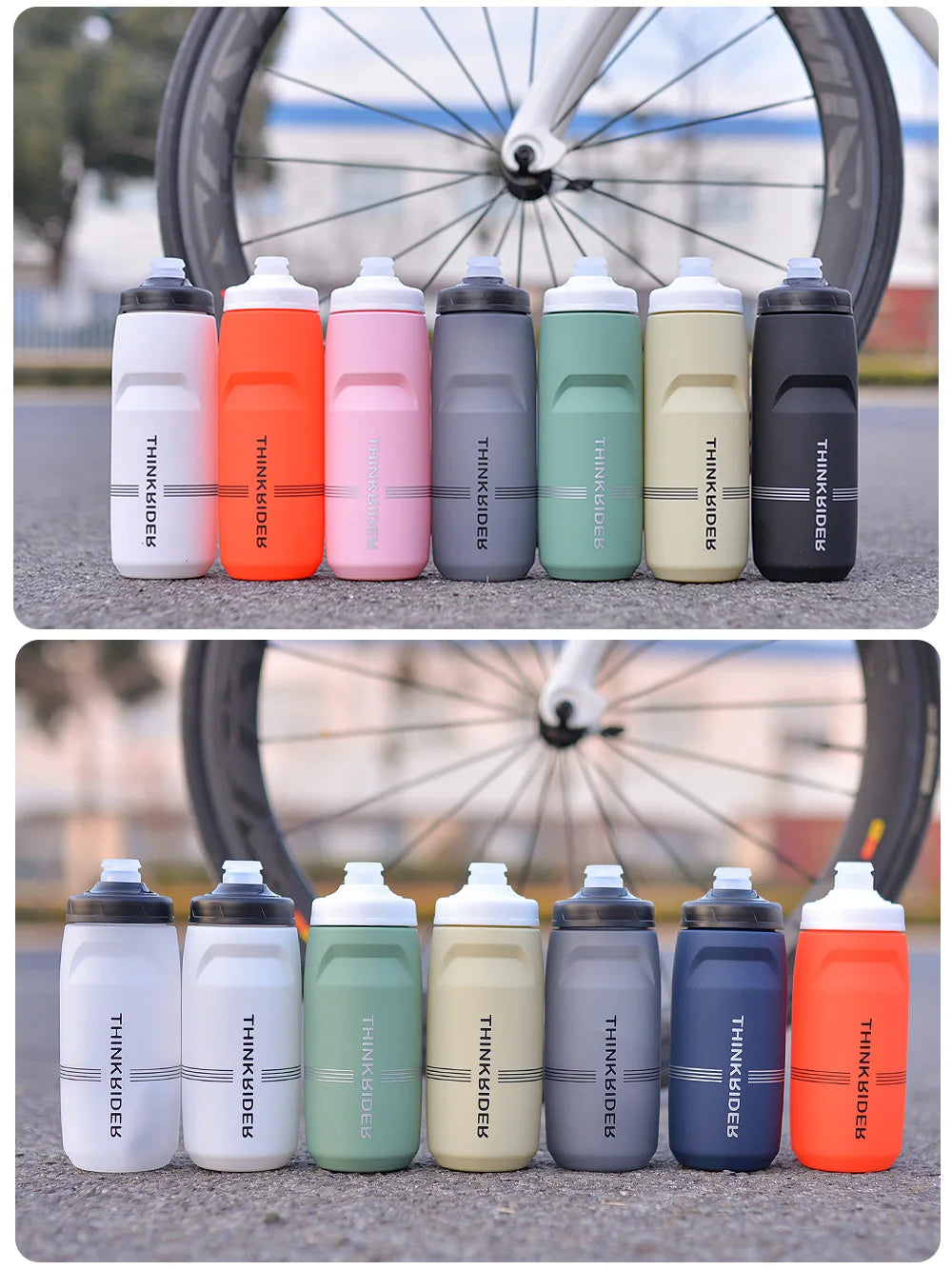 ThinkRider 620ml/750ml Bicycle Bottle MTB Road Bike Water Bottle