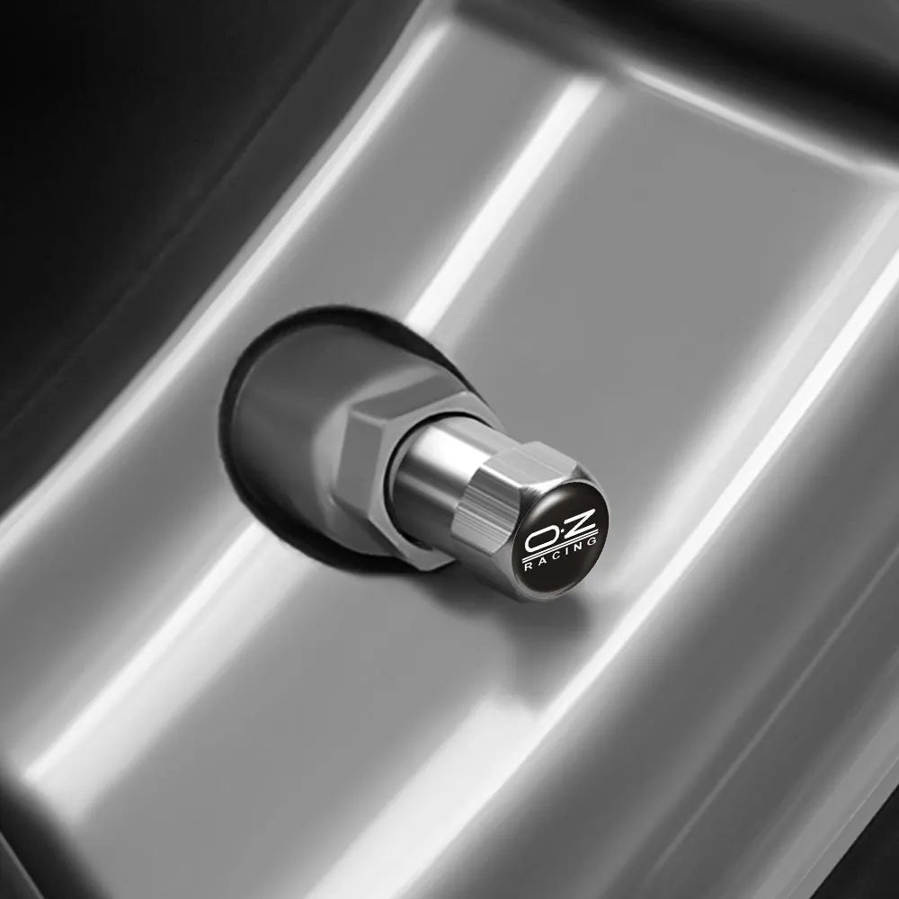 Valve Caps 4PCS Universal Car Valve Caps Bike Bicycle Truck Motor Accessories Auto Wheel Tire Valve Tyre Air Case For OZ Racing Car Styling