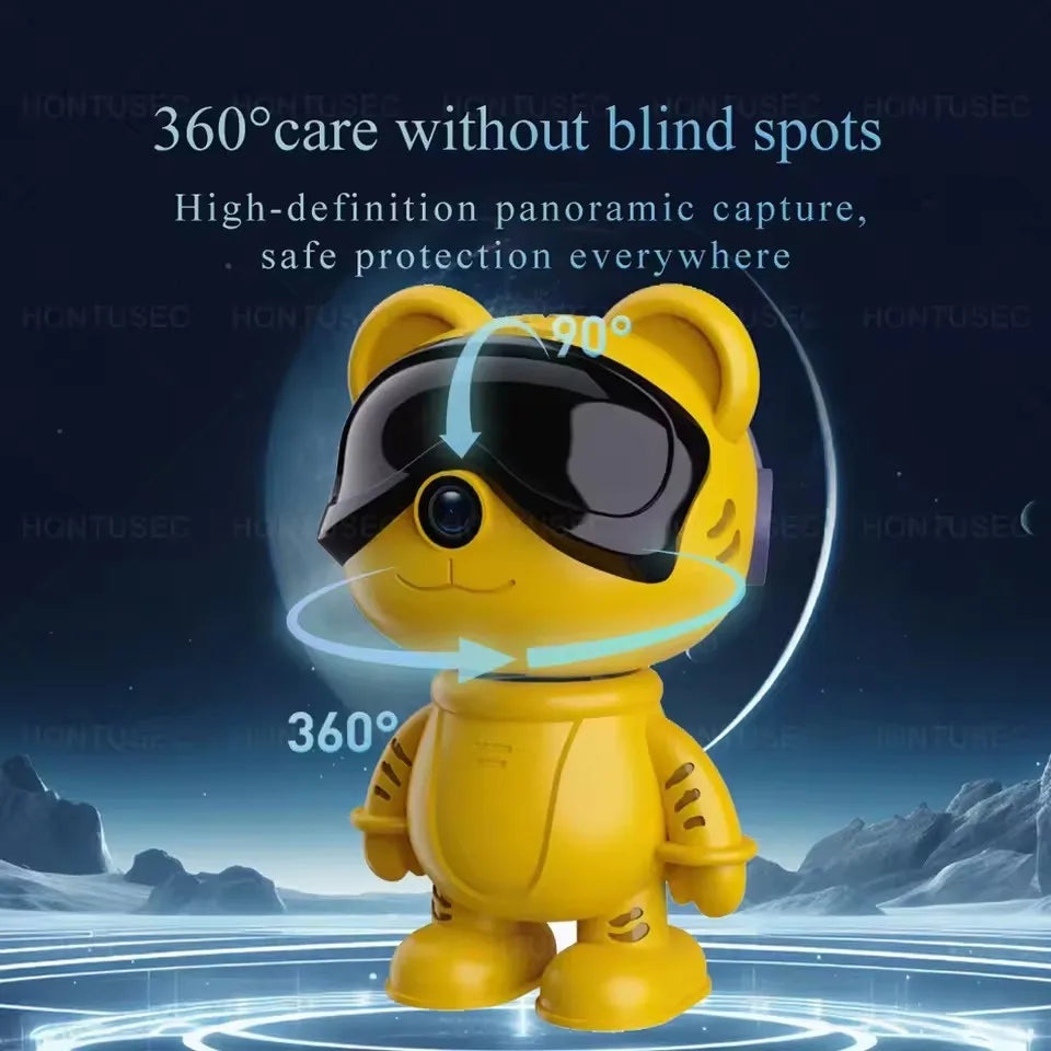 5MP Wireless WiFi Indoor Surveillance Camera Night Vision PTZ Two-way Voice Security Protection HD Smart Home P6 Slite Robot cam