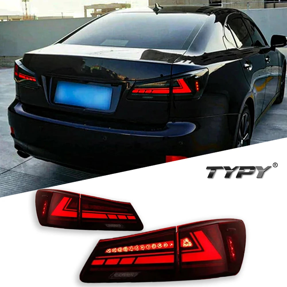 Lexus IS IS250 Taillights 2006-2012 Upgrade Modified to New DRL Dynamic Turn Signal LED Taillight