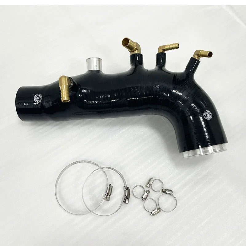 Qatar Silicone Turbo Inlet Intake Hose + Clamps For Subaru Impreza WRX Legacy GE GH GR EJ25 Engine 2.5L 08-14 REV9