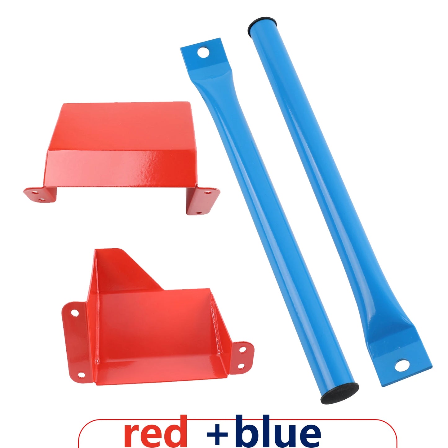 QT Dynamic Air Intake Scoops & Grill Bar V Brace Red BLACK For BMW E90 N52 N54 N55