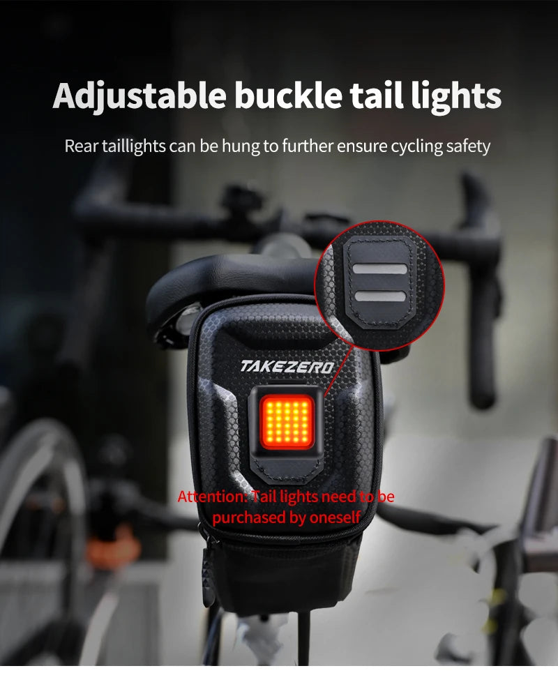 Bicycle Saddle Bag Waterproof Mountain Bike Saddle Storage