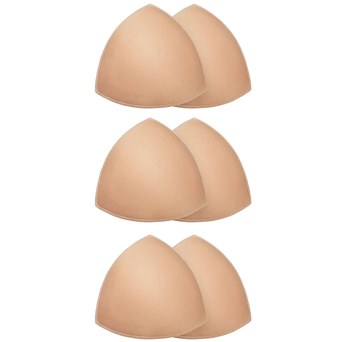 2/12pcs Bra Pads Soft Sponge Women Triangle Bra Pad Sports Bra Bikini Pads Yoga Bra Swimsuit Bralettes Nursing Bra Inserts