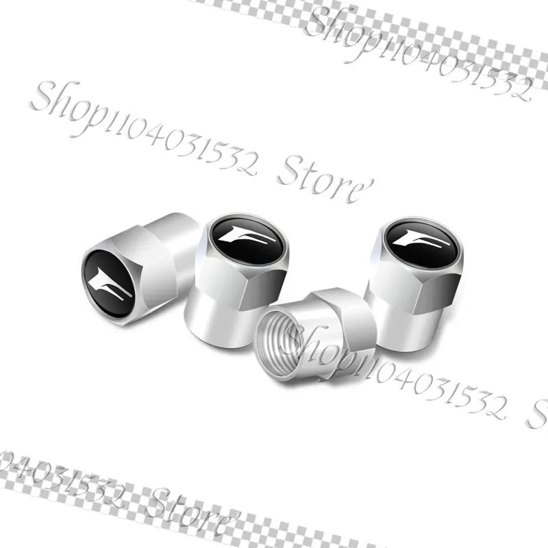4Pcs F Sport Logo Car Wheel Tire Valve Caps Rim Stem Dust-proof Covers For Lexus NX RX GS RX350 RX300 RX330 IS500 IS250 CT200