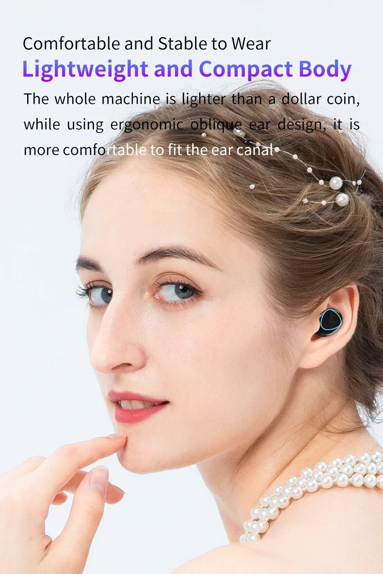 M10 TWS Bluetooth Headphones 3500mAh Charging Box