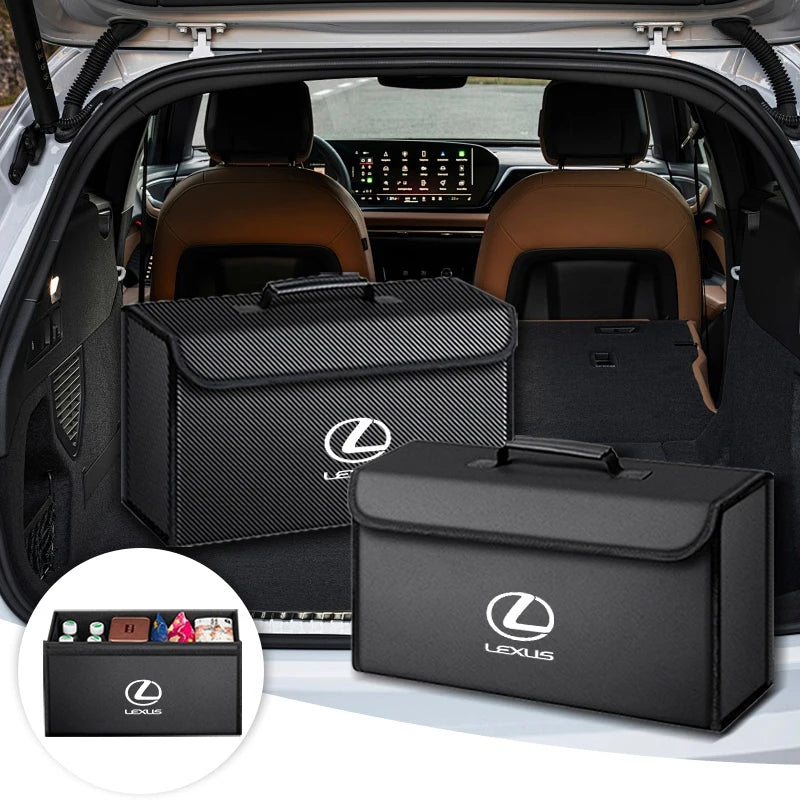Car Trunk Organizer Box Large Capacity Folding Storage Bag For Lexus Fsport RX330 IS250 Ct200h ES300h RX350 IS300h NX300h RX400h