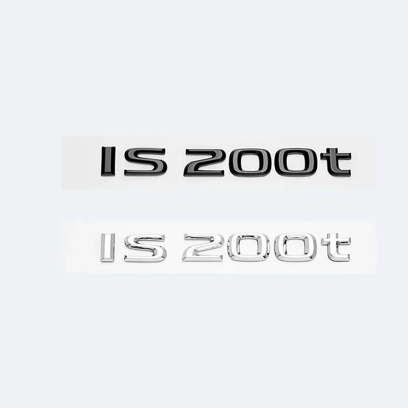 Lexus ABS Letters IS200 IS250 IS300 IS350 IS300h IS200t HYBRID Emblem For Lexus Car Trunk Logo Badge Sticker