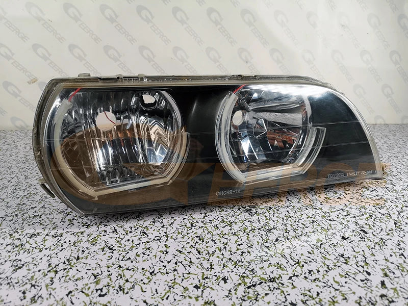For Toyota Chaser JZX100 Ultra Bright Day Light Turn Signal DTM Style LED Angel Eyes Halo Rings Kit