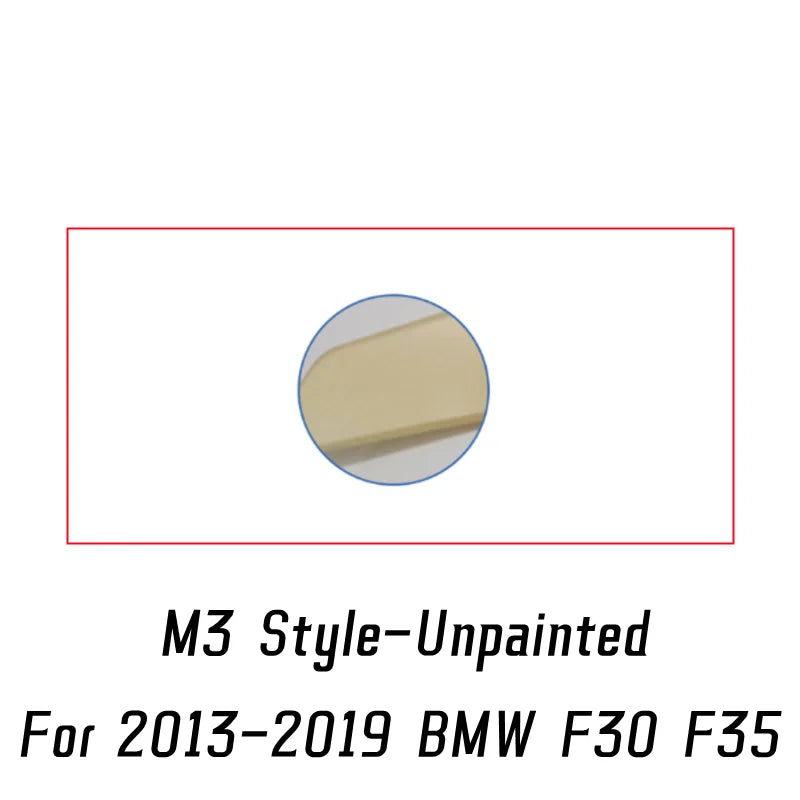 Spoiler for BMW 3 Series F30 F31 F35 M4 MP PSM Style Carbon Glossy Black Rear