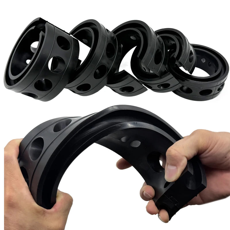 2pc New style buffers auto power cushion universal rubber shock buffer Black Spring Shock Absorber Gel