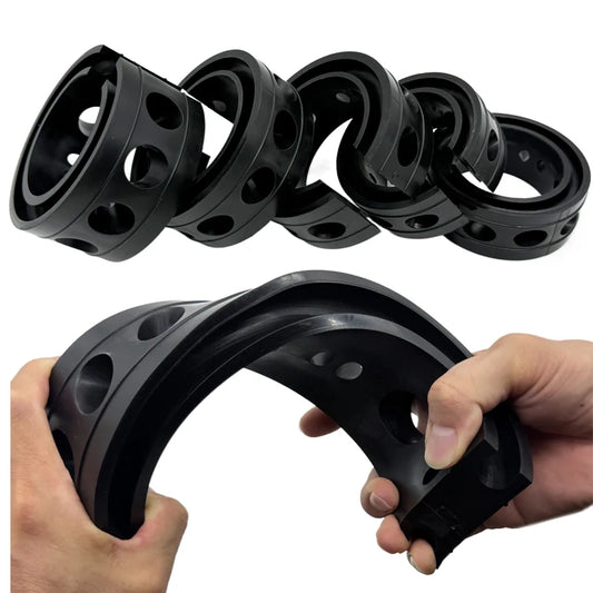2pc New style buffers auto power cushion universal rubber shock buffer Black Spring Shock Absorber Gel