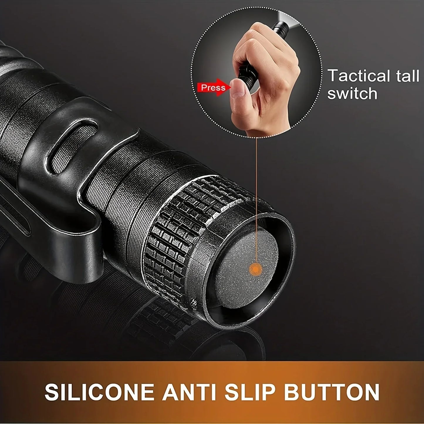 UV Flashlight 395nm Ultraviolet Torch With Pen Clip Portable AAA Batteries