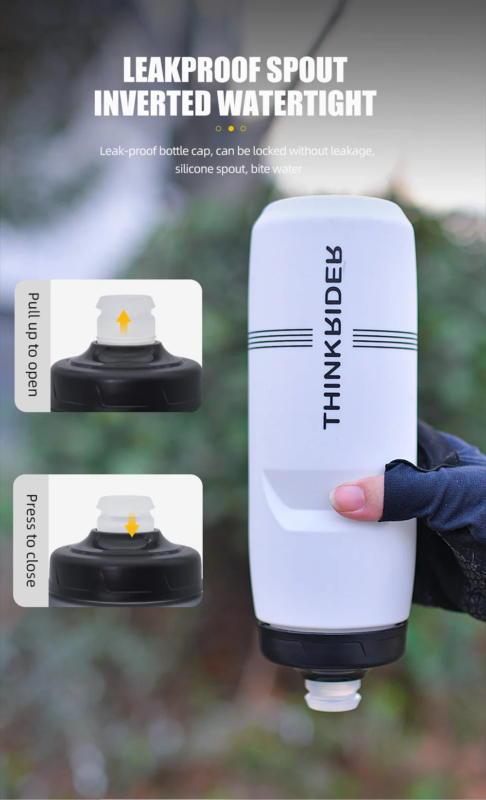ThinkRider 620ml/750ml Bicycle Bottle MTB Road Bike Water Bottle