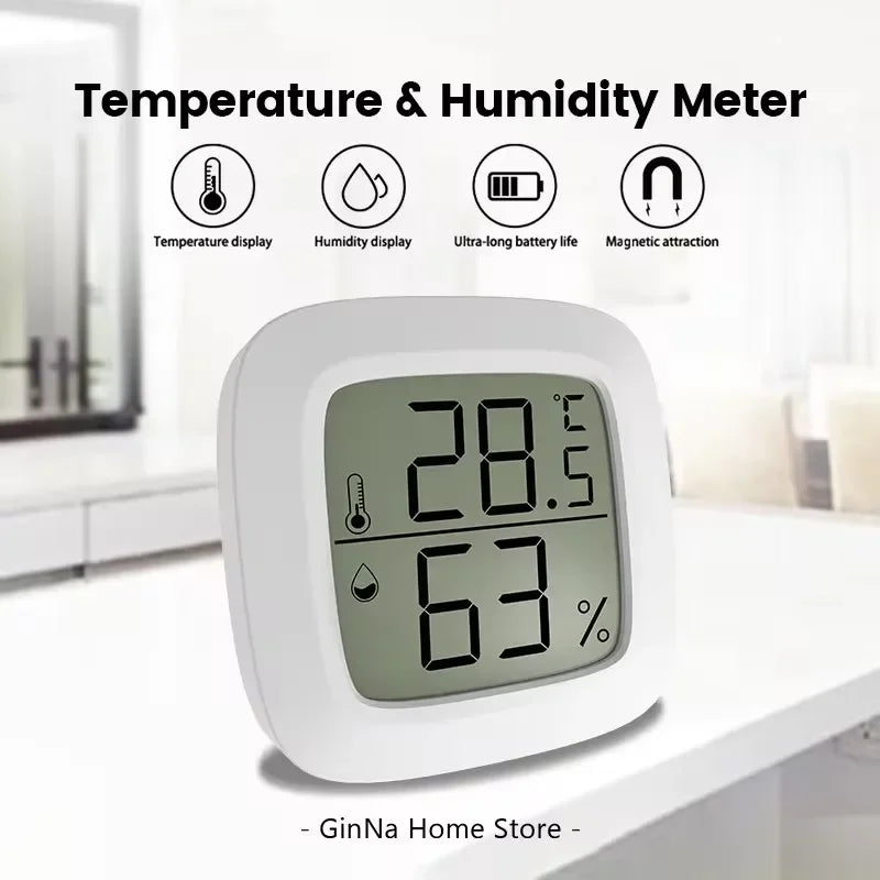 Mini LCD Digital Indoor Convenient Temperature Sensor Humidity Meter Gauge