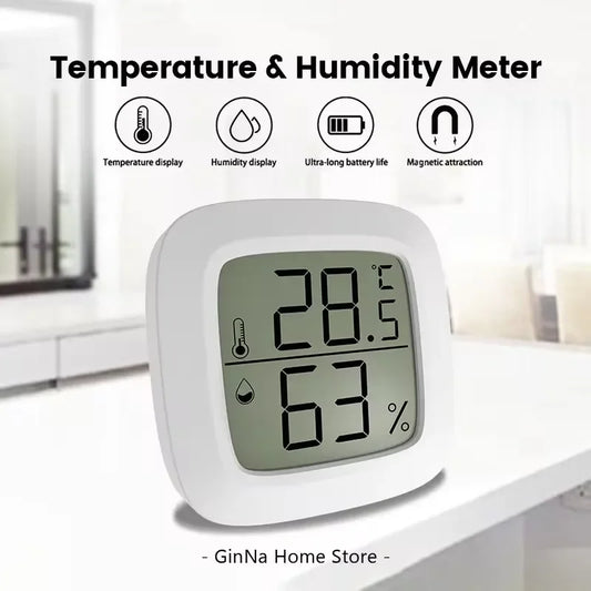 Mini LCD Digital Indoor Convenient Temperature Sensor Humidity Meter Gauge