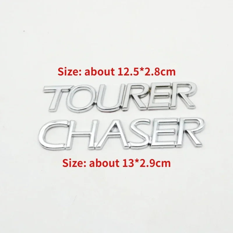 Car Exterior Rear Letter Logo Emblem Rear Trunk Emblem Sticking Letters For Mark II 2 Jzx100 Chaser Tourer V