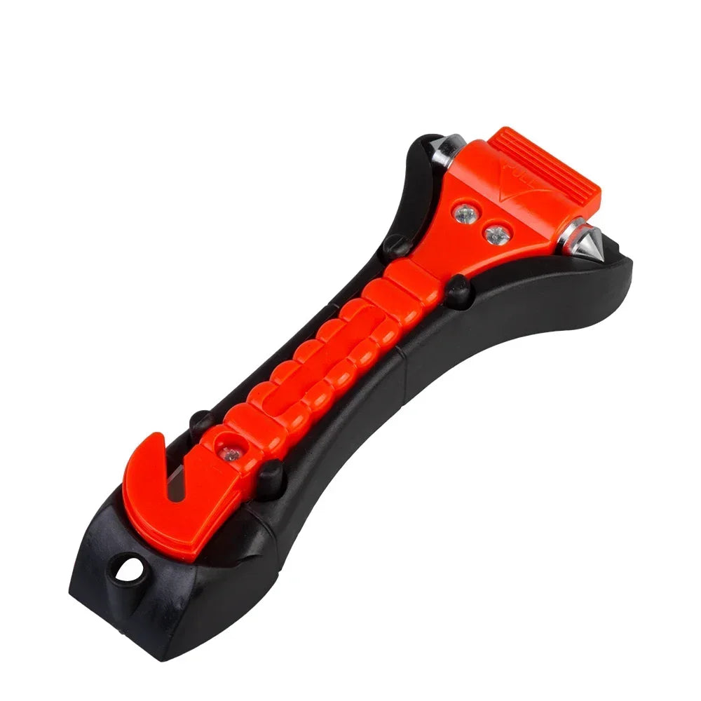 Car Safety Hammer Seat Belt Cutter 2-in-1 Emergency Break Window Glass Punch Survival Life Rescue Tools