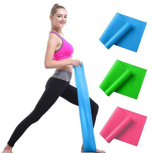 Resistance Bands Pilates Yoga Sport Training Fitness Exercise  Natural Rubber Latex Yoga Accessories