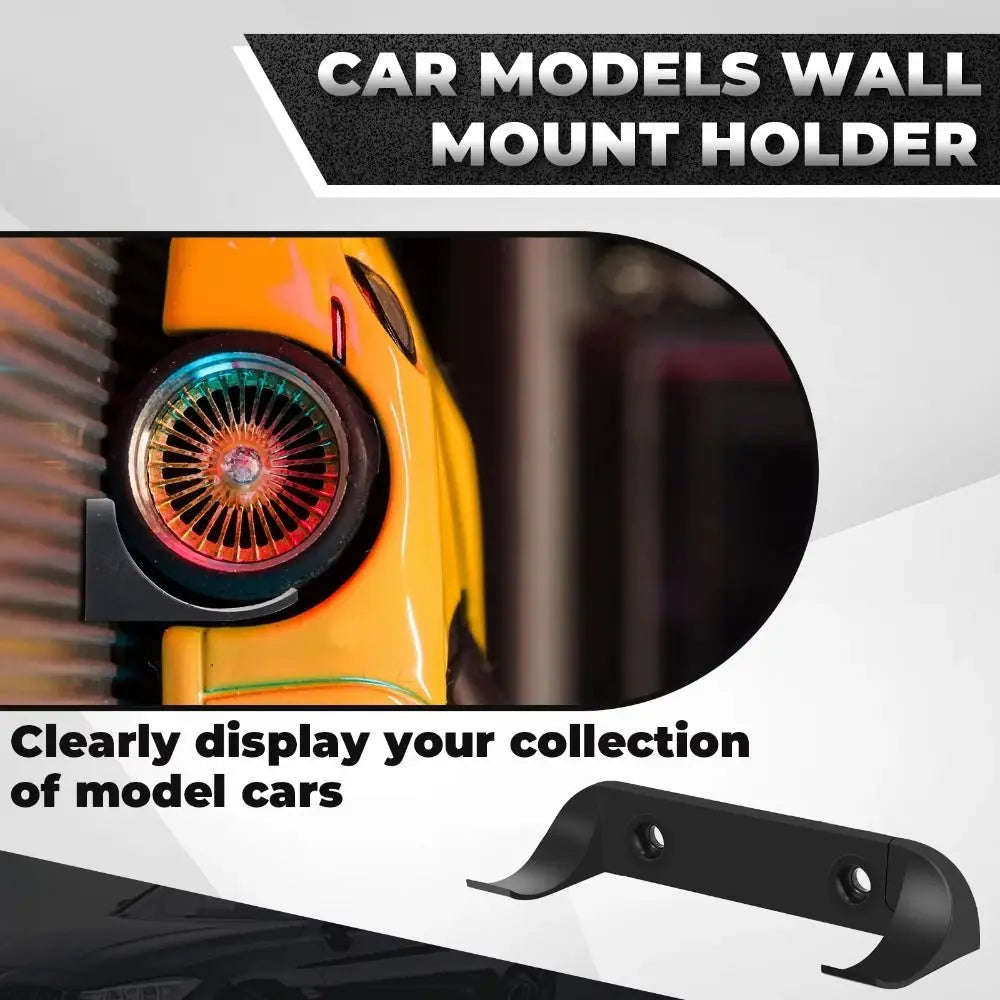 1/4/8/12PCS Car Display Wall Mount Firmly Save Space Vertical Model Car