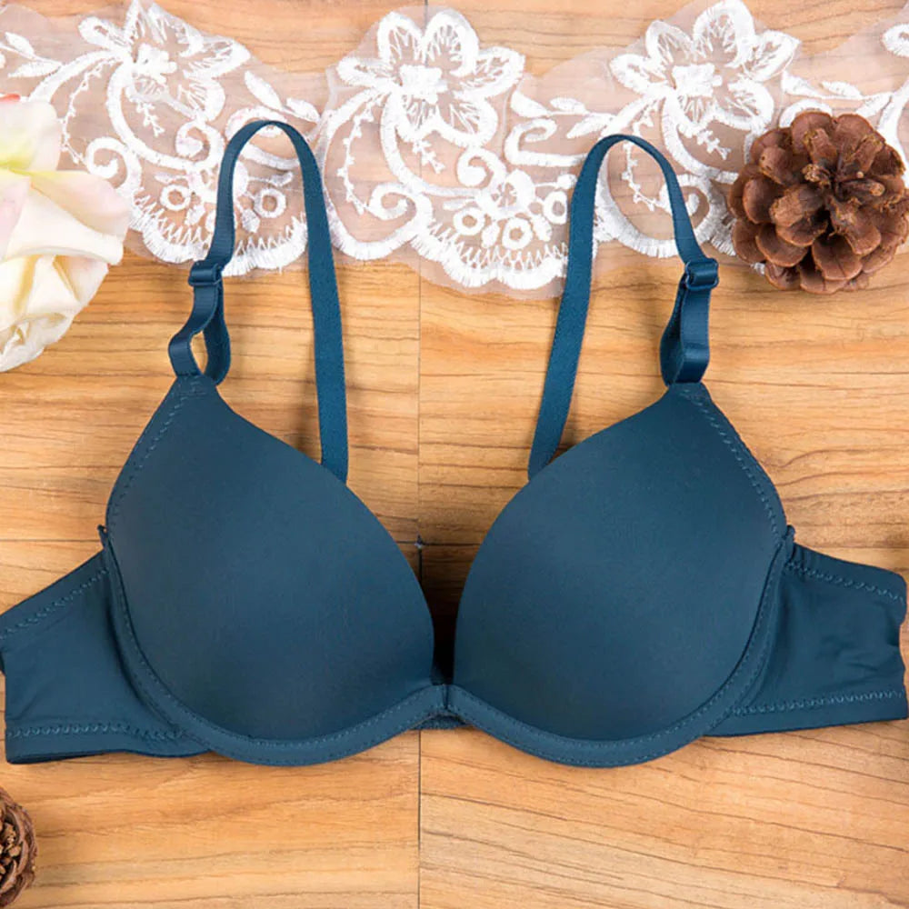 Bras For Womens Lingerie Push Up Bra Underwire Light Padded Teenagers sBrassiere Top Girl Small Cup AA A B