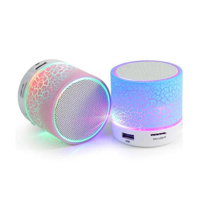 Universal Mini Bluetooth Speaker Wireless Speaker Colorful LED TF Card USB Subwoofer Portable MP3 Music Sound Column For Phones