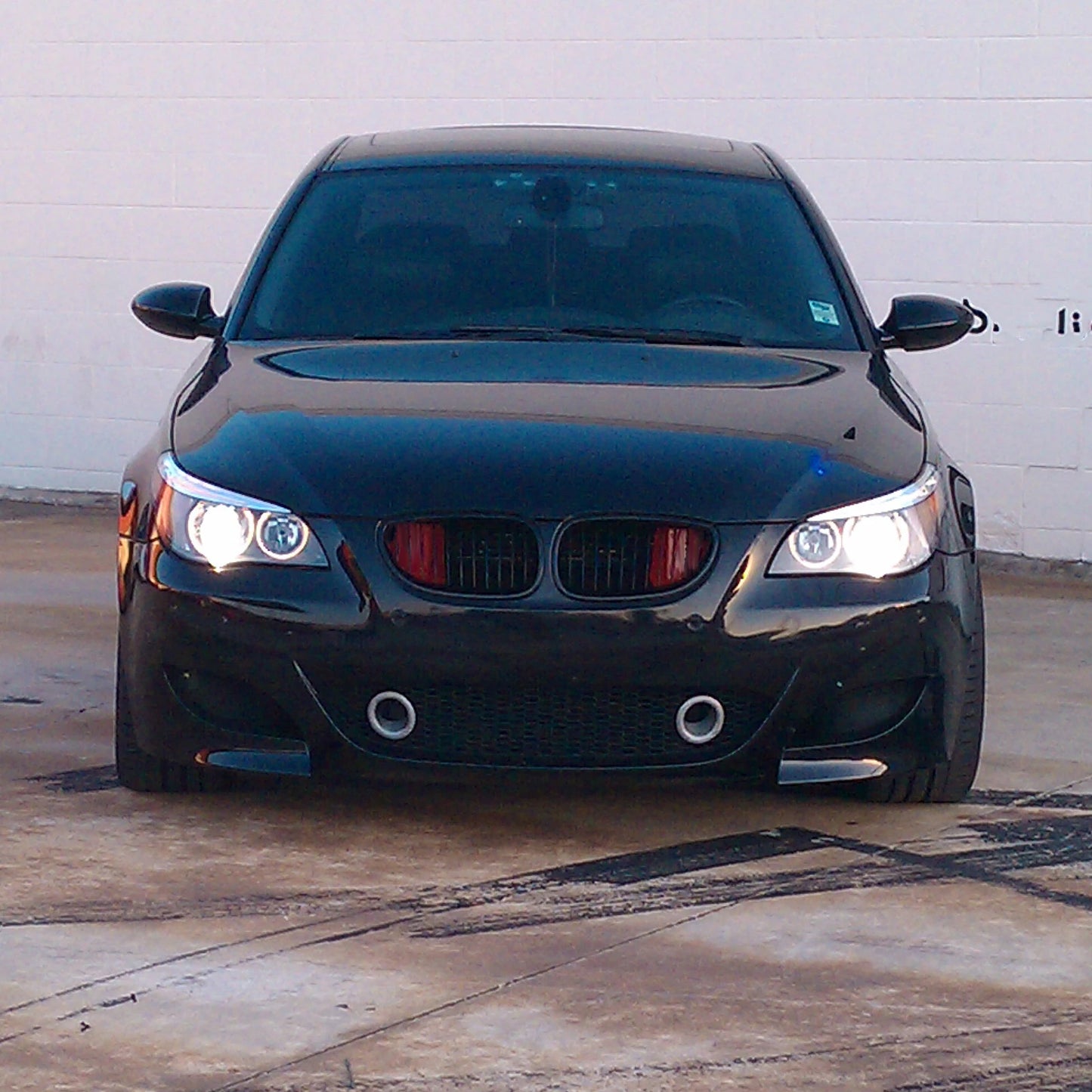 BEVINSEE Air Intake Scoops for BMW E60 E61 M5 520i 525i 530i 535i 520d 525d 530d 535d 2007-2010