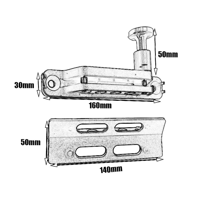 Car Extinguisher Mount Bracket Adjustable
