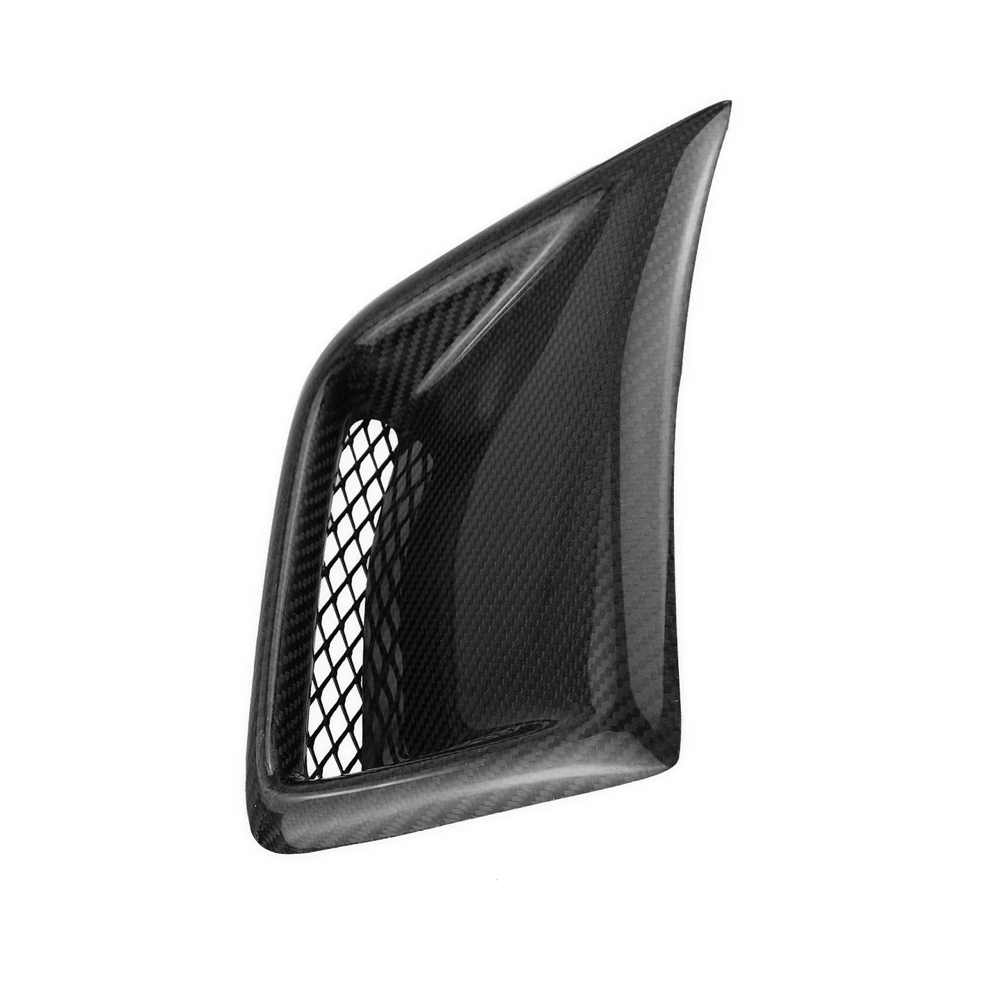 Qatar WRX Front Bumper Side Air Vent Trim Genuine Carbon Fibre Engine Outlet Intake Cover For 2008-2014 Subaru STI WRX GRB Wagon 10th